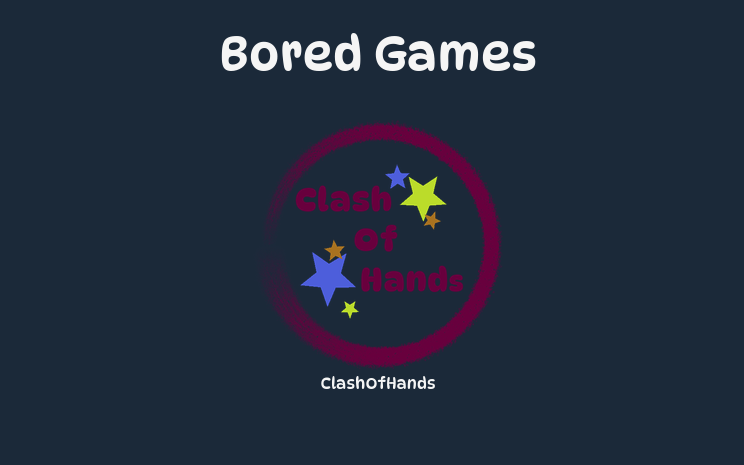 BoredGames website with gallery of games (screenshot)